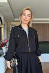 Sümeyra Etekli Takım  Siyah