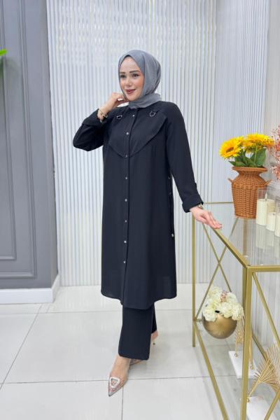 Şura Tunik Takım  Siyah