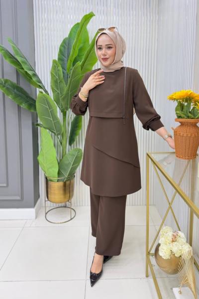 Vildan Takım Kahverengi