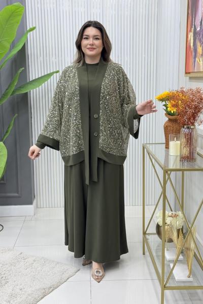 Viola Şık Takım Haki