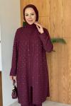 Yaren Tunik Takım Bordo