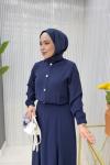 Yasemin  Etekli Takım  Lacivert