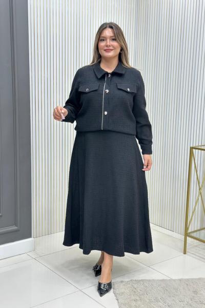 Zerafet Etekli Takım  Siyah