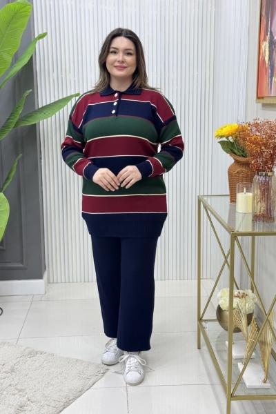 Zerrin Triko Takım  Lacivert