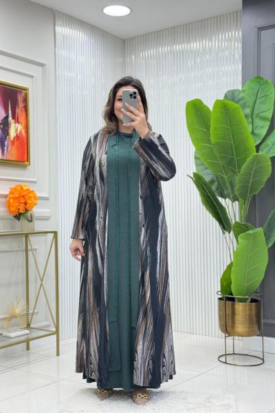 Züleyha Elbise Zümrüt