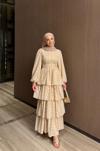 Aden Elbise Krem Krem