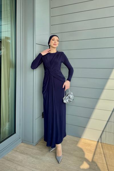 Ahsen Elbise Lacivert  Lacivert