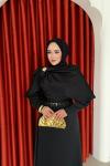 Aleyna Elbise Siyah SİYAH