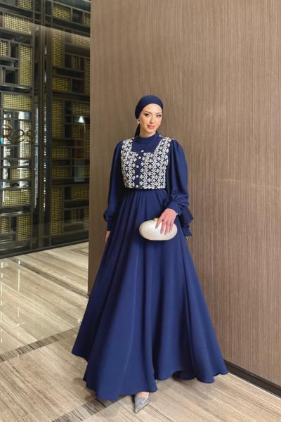 Aliye Elbise Lacivert  Lacivert