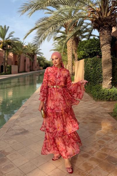 Almila Elbise Pembe  PEMBE