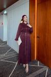 Amine Elbise Bordo Bordo