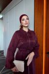 Amine Elbise Bordo Bordo