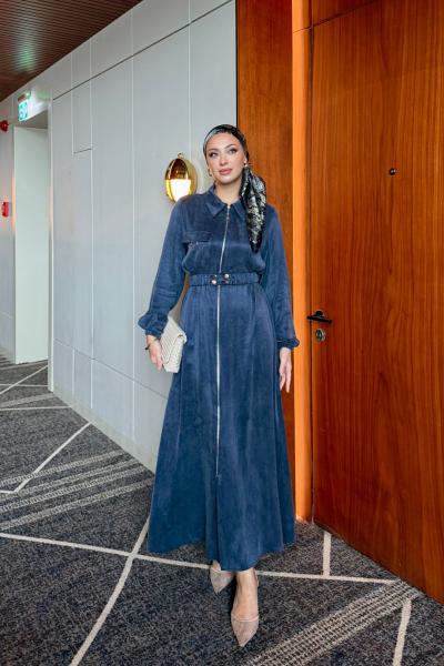 Amine Elbise Lacivert  Lacivert