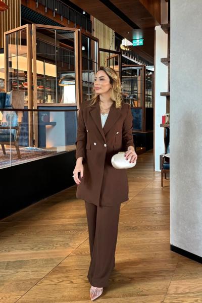 Asel Takım  Kahverengi Kahverengi