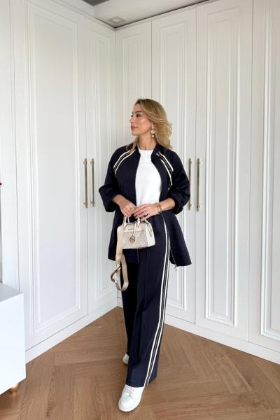 Asiye Takım Lacivert Lacivert