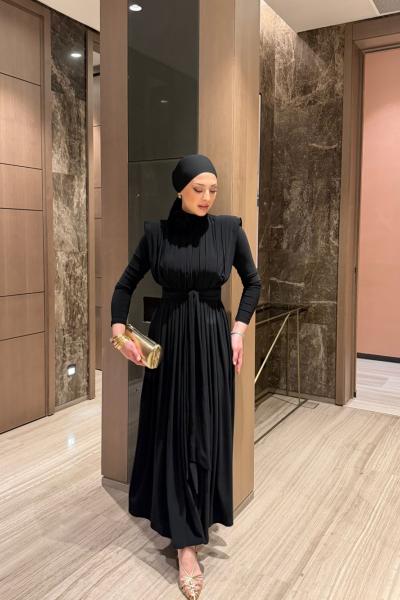 Aslı Elbise Siyah   Siyah