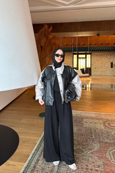 Asya Ceket Siyah Siyah