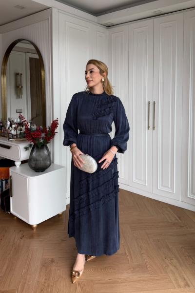 Aycan Elbise Lacivert LACİVERT