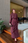 Aycan Elbise Bordo BORDO