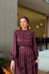 Aycan Elbise Bordo BORDO