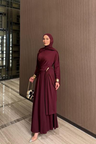 Aydanur Etekli Takım Bordo BORDO