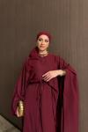Ayende Elbise Takım Bordo  BORDO