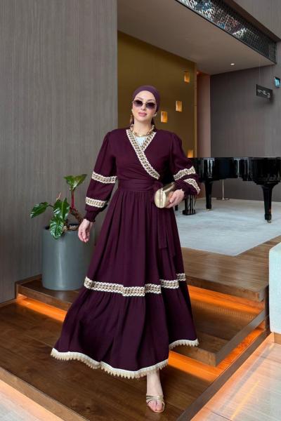 Ayla Etek Takım Bordo BORDO