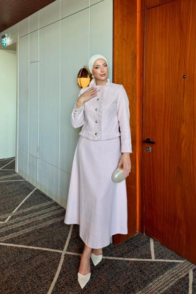 Ayşe Etekli Takım Pudra Pudra