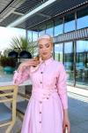 Ayşıl Elbise Pembe Pembe