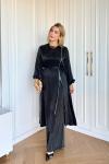 Ayşin Pantolonlu Takım Siyah Siyah