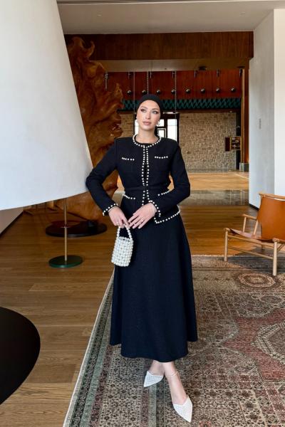 Aysun Etekli Takım Siyah Siyah