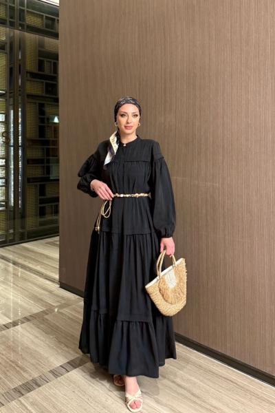 Bade Elbise Siyah Siyah