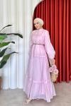 Bade Elbise Pembe Pembe