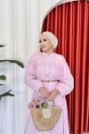 Bade Elbise Pembe Pembe