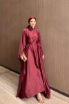 Belur Elbise Bordo  Bordo