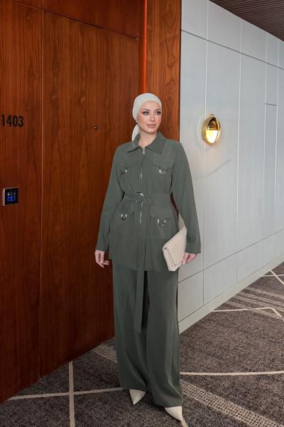 Benan Pantolon Takım Haki Haki