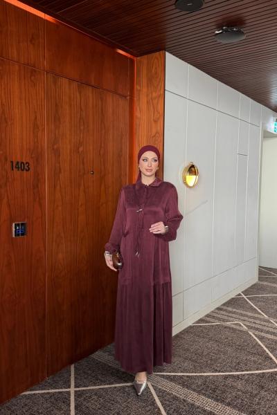 Berrak Elbise Mürdüm Mürdüm