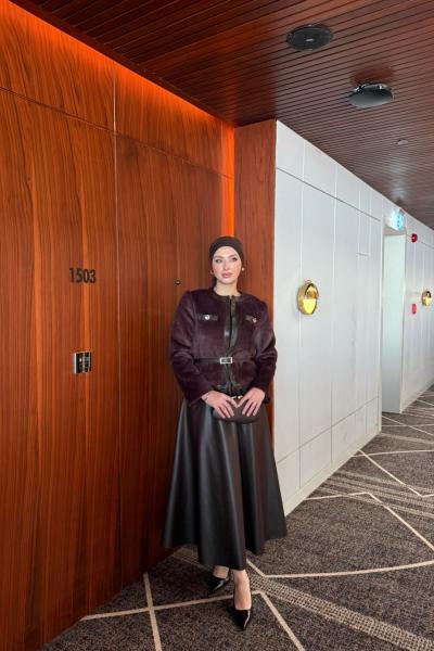 Betül Etekli Takım Acı Kahve Acı Kahve