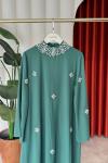 Beyza Elbise Mint Yeşili Mint Yeşili