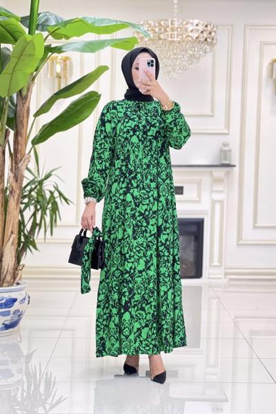 Btk Aktuna Elbise 5986 Siyah Siyah