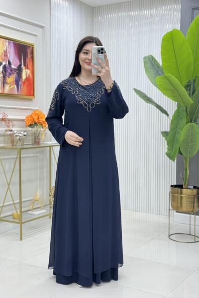 Aliye Üçlü Takım Lacivert Lacivert