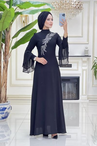 BTK Arjin Elbise 6025 Siyah Siyah