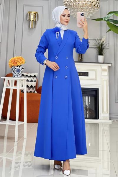 Asuman Elbise  Mavi Mavi