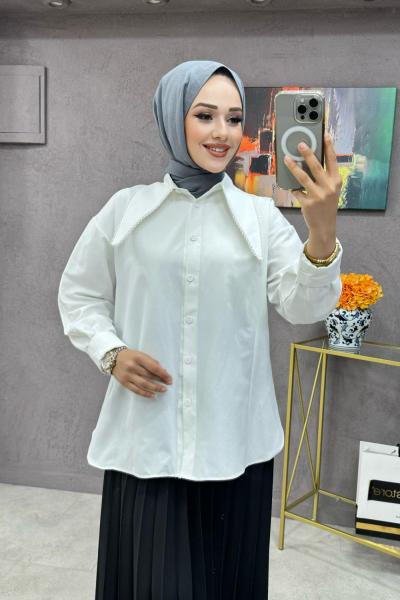 Atlas Gömlek Beyaz Beyaz