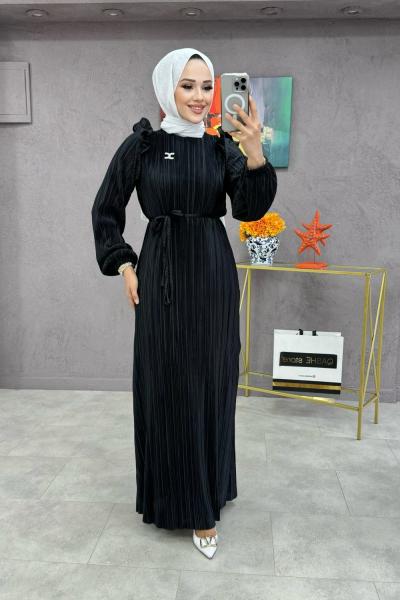 BTK CAVİDAN ELBİSE 6879 siyah Siyah