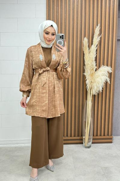 BTK ESİN 3 LÜ TAKIM 6763 KAHVERENGİ Kahverengi