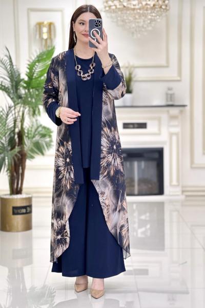 Btk Güldem 3 lü Takım Lacivert 5384