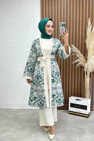 Gülsüm 3 Lü Takım Zümrüt Zümrüt