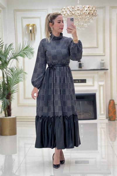 Btk Hayal Elbise 5103 Siyah Siyah