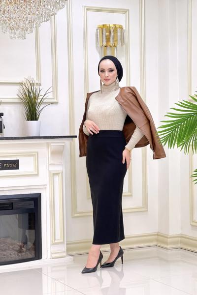 Helin Kalem Etek Siyah Siyah